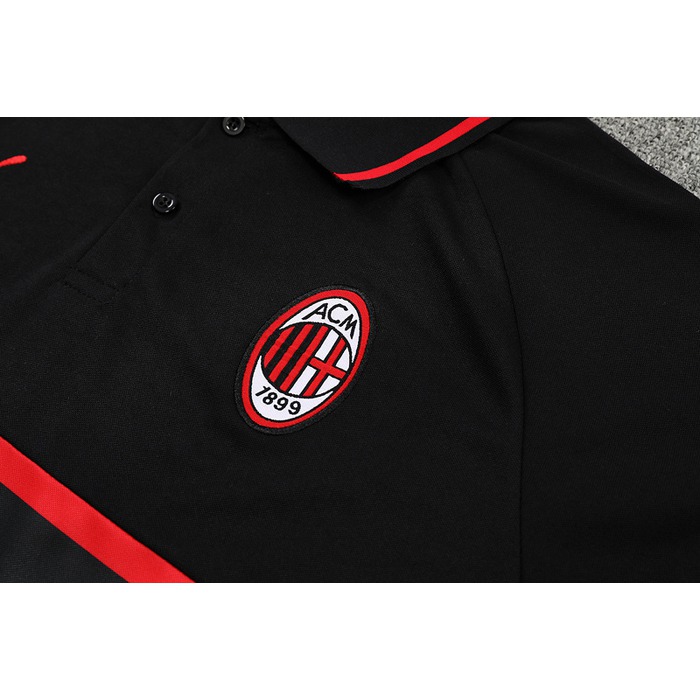 Camiseta Polo del AC Milan 2022-23 Negro - Haga un click en la imagen para cerrar